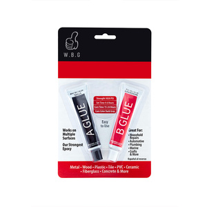 Adhesivo Epóxico Metálico Multi AB de Alta Temperatura WBG para Soldadura en Frío, Reparación de Piezas de Automóvil, Pegamento Reforzado con Acero - Product Image 4