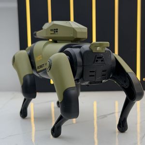 ของเล่นสุนัขหุ่นยนต์อัจฉริยะ ควบคุมด้วยรีโมทผ่านแอพ พร้อมกล้อง ไฟ และเสียงเพลง รองรับการตั้งโปรแกรม ระบบ AI รู้จำเสียง และแสดงท่าผาดโผน - Product Image 3