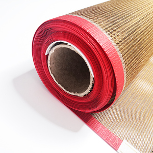 Sabuk Konveyor Jaring Ptfe Serat Kaca Dilapisi Kain <span class=keywords><strong>Kevlar</strong></span> 4X4 10X10 Suhu Tinggi - Product Image 1