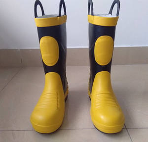 Sepatu Pemadam Kebakaran Sepatu untuk Petugas Pemadam Kebakaran Tahan Api Karet Pengaman China HOWDYBOOTS Para Aramid CN;ZHE ≤100mm HOWDY 13kg - Product Image 2