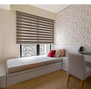 ظلال ستائر ذكية عالية الجودة بمحركات من القماش ، حمار حمار وواي فاي أوتوماتيكي كهربائي - Product Image 3