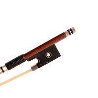 LZS G16 Performance Archet de violon de qualité professionnelle Queue de cheval blanche Accessoire pour instrument à cordes