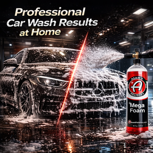 Champú para Autos Mega Foam (473ml) Espuma Roja Densa para Lavado de Autos, Limpieza sin Rayones, Acabado con Brillo Profundo para Autos Nuevos y Usados - Product Image 4