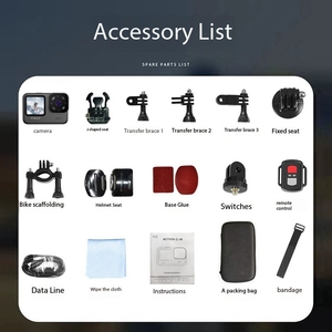 Mới V11 Màn hình màu kép 5K HD <span class=keywords><strong>Camera</strong></span> hành động ngoài trời lặn không thấm nước cưỡi chống rung Mũ bảo hiểm ghi lại lái xe - Product Image 6