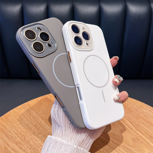 Nueva funda Launch 2025 con lente de cámara para iPhone 16 <span class=keywords><strong>Pro</strong></span> <span class=keywords><strong>Max</strong></span>, funda magnética de silicona líquida para iPhone 16 15 <span class=keywords><strong>14</strong></span> 11 12 13 - Product Image 6