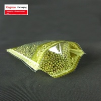Sac en film polyester transparent auto-scellant pour aliments, déodorant, petit format, refermable
