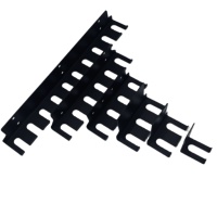 Support mural réglable en acier pour barres de musculation, robuste, portable et pliable, pour usage domestique