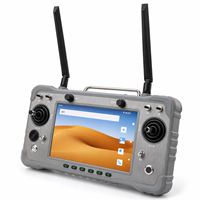 Station de sol pour drone Android G16 7 pouces, portée de 9 km, double bande 2.4G 5.8G, transmission de données et liaison vidéo pour télécommande UAV GR01
