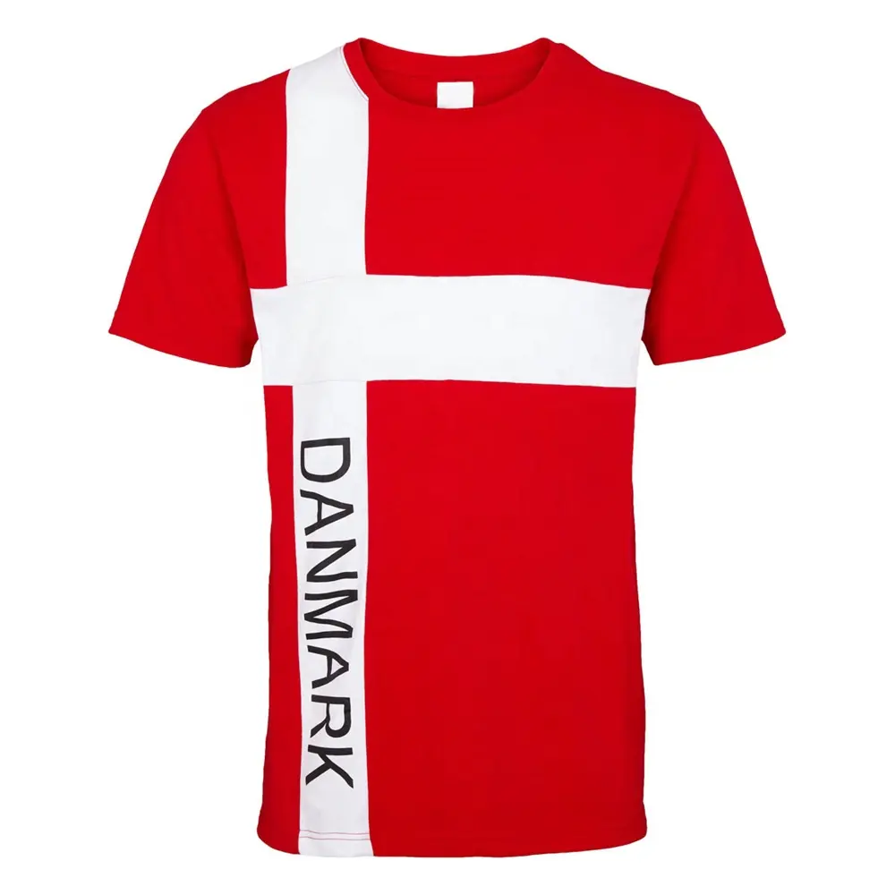 EM 2024 Denmark football fans T-shirt danish supporter Sportswear Quick Dry Breathable Soccer Jersey