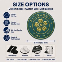 Écussons TPU personnalisés en relief 3D thermocollants pour vêtements de sport, clubs et équipes – Service de fabrication d'étiquettes en gros