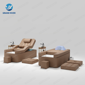 Fauteuil de lavage de cheveux électrique avec bac de lavage intégré, pour salon de coiffure, spa japonais et pédicure, inclinable - Product Image 6