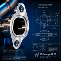 Pièces d'échappement personnalisées pour moto CNC, fabrication OEM sur mesure : bride de collecteur d'échappement, support de suspension d'échappement, embout d'échappement, support de cache-radiateur