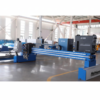 HafniumTech HFT-2060H1 Machine de découpe plasma CNC et oxy-gaz double usage robuste sur rail au sol 6,6 m x 2,2 m pour acier inoxydable