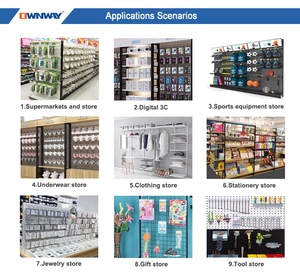 Móc Kim Loại Tùy Chỉnh Móc Treo Bảng Siêu Thị Móc Trưng Bày Lưới Thép 6 Inch - Product Image 6