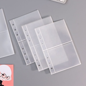 Ngân Sách Tấm 3 ''Bảo Vệ Frosted Tay Áo Cho A6 6 Vòng Chất Kết Dính Tiền Mặt Chất Kết Dính Hàng Đầu Tải Tấm Bảo Vệ Cho Tiền Tệ Bộ Sưu Tập - Product Image 2