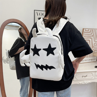 Sac à dos personnalisé en cuir PU vintage mignon monstre fantôme Halloween diable Sac à dos en peluche 3D personnage de dessin animé