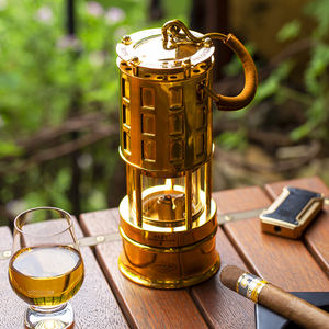 JIFENG Outdoor JF-5U Innen/Außen Messing Metall Wind dicht Regen fest Wasserdicht Bergbau Öllampe Mit Haken - Product Image 2