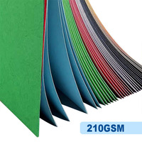 Papier marbré gaufré A4 multicolore 210 g/m² pour couverture de menu, solution d'approvisionnement unique avec 100 feuilles sous film rétractable