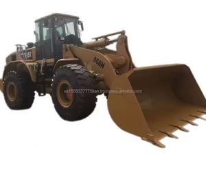 รถตักล้อยางมือสองคุณภาพสูง Cat 966H สภาพ 99% ใหม่ น้ำหนักบรรทุก 6 ตัน เหมาะสำหรับร้านขายวัสดุก่อสร้าง เครื่องยนต์ กล่องเกียร์ คุณภาพเยี่ยม - Product Image 1