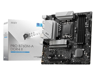 Cho Pro B760M-A DDR4-<span class=keywords><strong>II</strong></span> M ATX Máy Tính Để Bàn Bo Mạch Chủ Hỗ Trợ 12th/13th Gen <span class=keywords><strong>Intel</strong></span> CPU 4 Kênh <span class=keywords><strong>SATA</strong></span> Mới - Product Image 2
