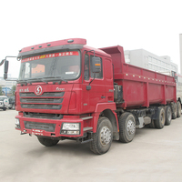 En stock, Shacman F3000 8*4 12 roues, camion benne Euro 2 d'occasion, le plus grand camion benne