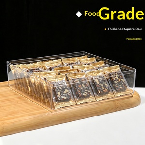 Boîte d'emballage épaissie pour gâteaux, boîte cadeau pour gâteaux de lune, boîte vide, boîte cadeau haut de gamme, boîte de rangement transparente avec couvercle - Product Image 5