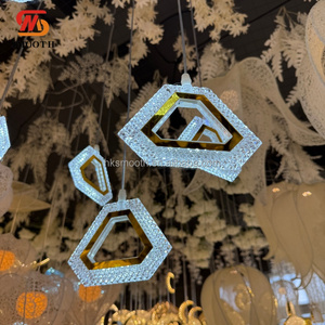 SMOOTH <b>Wedding</b> <b>Ceiling</b> <b>Decoration</b> Lights Chandeliers For <b>Wedding</b> Hotel Banquet Luminous Festival light - Product Image 4