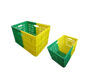 Plastic crates machine stackable vegetable crates plastic heavy duty