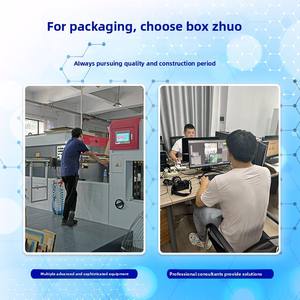 Fábrica de empaques de regalo portátiles tipo libro con cubierta magnética personalizada estilo boutique Cielo y Tierra. - Product Image 2