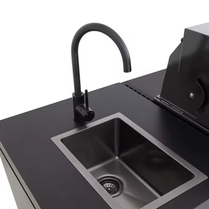 Gabinete <span class=keywords><strong>de</strong></span> cocina 20245 <span class=keywords><strong>de</strong></span> acero inoxidable 304 <span class=keywords><strong>de</strong></span> Color plateado ecológico <span class=keywords><strong>de</strong></span> gran venta <span class=keywords><strong>para</strong></span> exteriores <span class=keywords><strong>para</strong></span> comedor barbacoa incluye grifo - Product Image 5