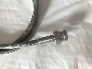Personnalisé Universel 3.2mm An3 7.5mm 1/8 ''Tressé En Acier Inoxydable PTFE Embrayage Tuyau De <span class=keywords><strong>Frein</strong></span> Ligne De Carburant Auto Tuyaux De <span class=keywords><strong>Frein</strong></span> pour Motos - Product Image 3