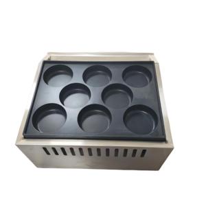 Mesin Pembuat Waffle <span class=keywords><strong>Burger</strong></span> Telur 8 Lubang Anti Lengket untuk Gas, Pembuat Roti Hamburger dan Pancake - Promo! - Product Image 5