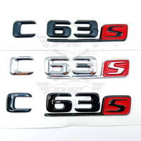 Nouveau Design Voiture Modifié Décoratif Lettre logo Emblème Autocollant Badge pour Mercedes-Benz AMG GLA45S A45S C63S E63S GLC63S GLE63S