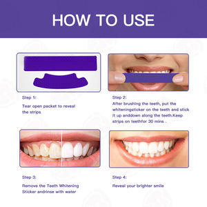 Набор из <span class=keywords><strong>14</strong></span> увлажняющих полосок PAP для отбеливания зубов с улучшенным эффектом, влажное применение - Product Image 5