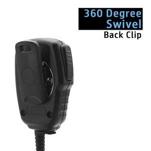 Micrófono de solapa con PTT y conector de audio para walkie-talkies Hytera BD502, BD502i, BD552i, PD415, PD482i, PD502, PD562 - Product Image 5