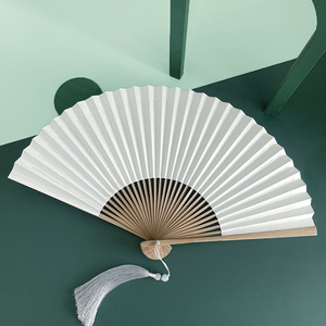 BSBH vente en gros de ventilateur pliant en bambou os imperméable et durable disponible en tailles et couleurs ventilateur en soie - Product Image 1