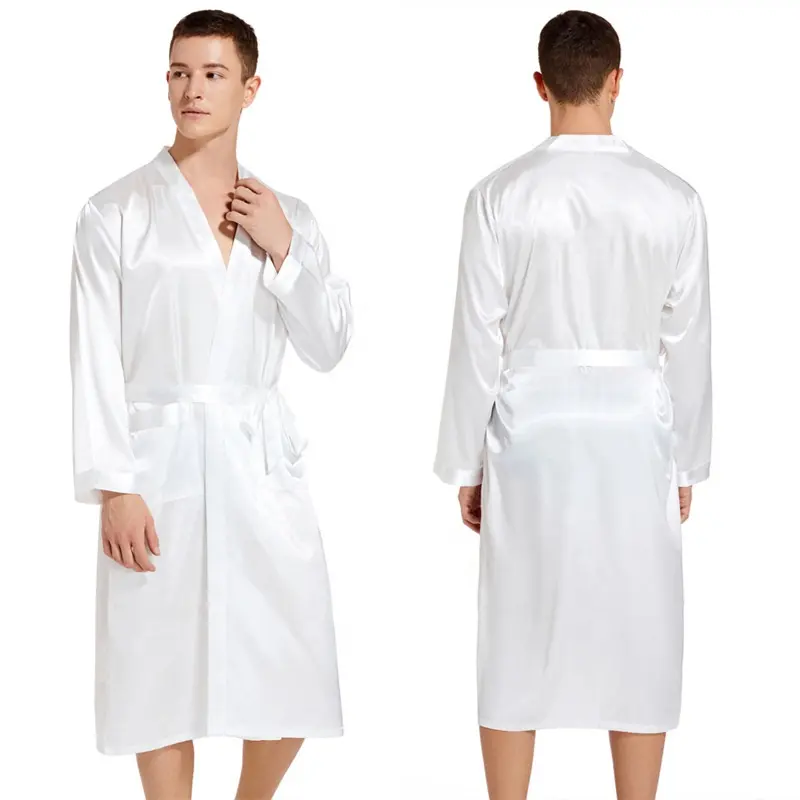 Wholesale Luxury Pajamas Nightwear Man Pyjama Nightgown Men's Sleepwear Set For Men