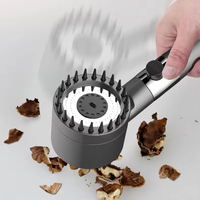 Pommeau de Douche Économiseur d'Eau Portable à Haute Pression 5 Modes avec Filtre ABS, Effet Pluie, Robinet Diverteur à Sortie Unique pour Salle de Bain