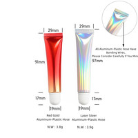 Tube de gloss à lèvres personnalisé avec logo, tube de baume à lèvres, tubes de gloss rose et boîte