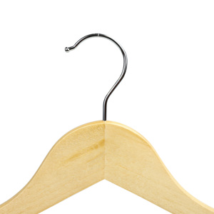 Appendiabiti in Legno Massello di Grado A WOODSTAR, Antiscivolo, per Risparmio di Spazio in Negozi, Supermercati, Bagni e Uso Esterno - Product Image 6
