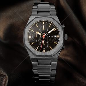 Montre Homme à Quartz de Luxe Originale, de Marque Célèbre, Bracelet Entièrement en Acier Inoxydable, Étanche - Product Image 4