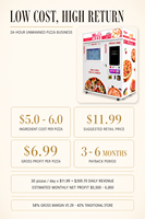 Distributeur automatique de pizzas, robot kiosque à pizzas en libre-service pour hôtel, bureau, immeuble, hôpital, pizzas fraîches et chaudes, personnalisées, OEM, ODM
