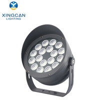 Projecteur LED extérieur personnalisable DMX512 RGB RGBW IP65 étanche 18W-72W 3000K-5000K pour hôtels, bâtiments et aménagements paysagers