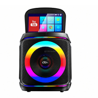 CSN-24818 8 Zoll Tragbarer Karaoke-Lautsprecher mit Touchscreen Kabelloser Party-Lautsprecher RGB LED-Lichter
