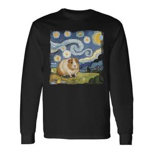 T-shirt a maniche lunghe per amanti dei porcellini d'India, simpatici amanti degli animali domestici - Product Image 1