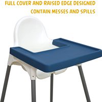 Tapis en Silicone couverture complète pour 10 pièces, pour Antilop bébé, plateau, napperon pour chaise haute
