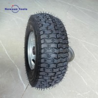 Roue pneumatique en caoutchouc de 13 pouces 5.00-6 pour chariot à main, tondeuse à gazon, épandeur, poussette, pneu métallique gonflable