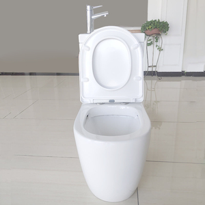WC combiné deux pièces en céramique avec réservoir et robinet, en grès cérame, pour l'industrie sanitaire, Australie WCS - Product Image 3