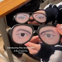 Lunettes fantaisie à monture épaisse en plastique, pour farces, accessoires de photomaton, cadeaux, vente en gros