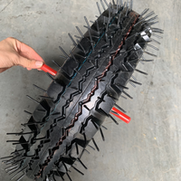 Rueda Neumática de 16 Pulgadas 4.00-8 para Carretilla con Buje de Acero Reforzado, Neumático Inflable de Alta Carga para Construcción y Agricultura